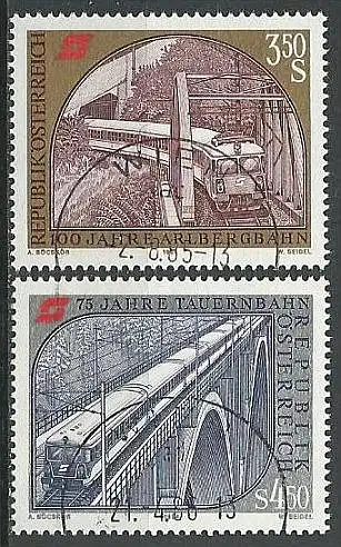 ÖSTERREICH 1984 Mi-Nr. 1785/86 o used - aus Abo