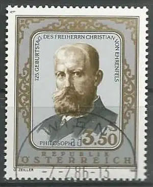 ÖSTERREICH 1984 Mi-Nr. 1782 o used - aus Abo