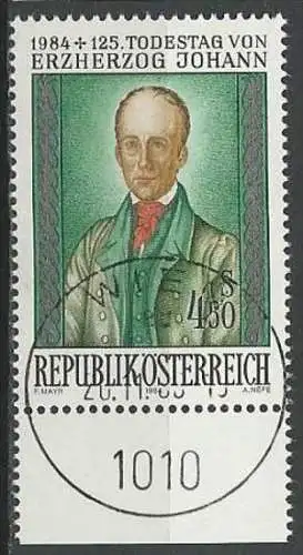 ÖSTERREICH 1984 Mi-Nr. 1774 o used - aus Abo