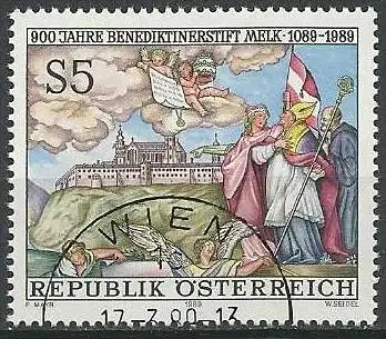 ÖSTERREICH 1989 Mi-Nr. 1944 o used - aus Abo