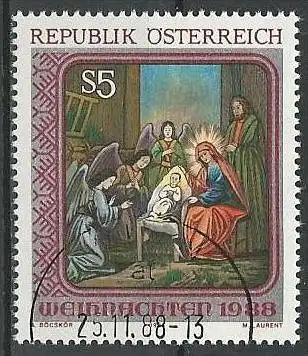 ÖSTERREICH 1988 Mi-Nr. 1943 o used - aus Abo