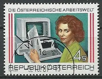 ÖSTERREICH 1987 Mi-Nr. 1902 o used - aus Abo