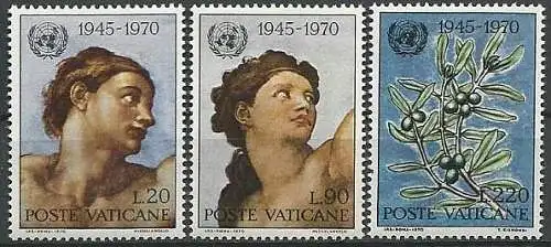 VATIKAN 1970 Mi-Nr. 569/71 ** MNH