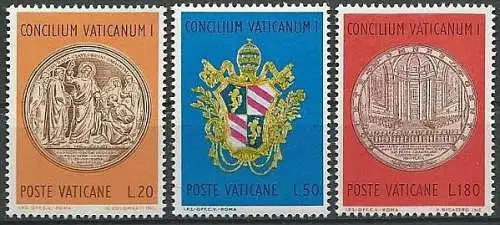 VATIKAN 1970 Mi-Nr. 561/63 ** MNH