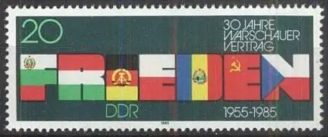 DDR 1985 Mi-Nr. 2946 ** MNH