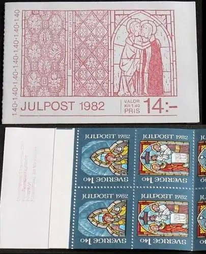 SCHWEDEN 1982 Mi-Nr. MH 90 Markenheft - booklet ** MNH