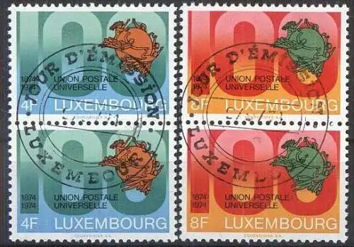 LUXEMBURG 1974 Mi-Nr. 889/90 2x o used