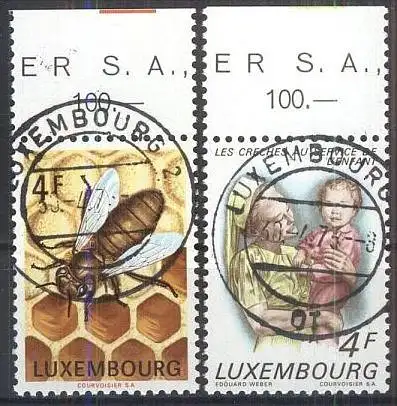 LUXEMBURG 1973 Mi-Nr. 864 865 o used