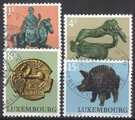 LUXEMBURG 1973 Mi-Nr. 858/61 o used