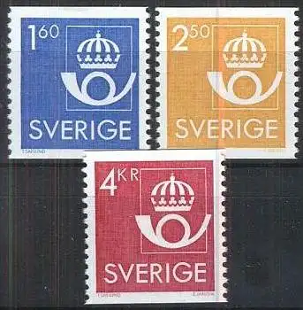 SCHWEDEN 1985 Mi-Nr. 1316/18 ** MNH