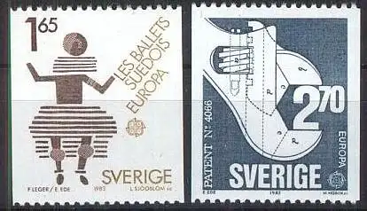 SCHWEDEN 1983 Mi-Nr. 1237/38 ** MNH