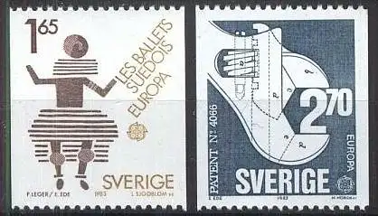 SCHWEDEN 1983 Mi-Nr. 1237/38 ** MNH