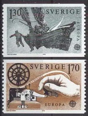 SCHWEDEN 1979 Mi-Nr. 1058/59 ** MNH