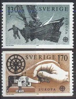 SCHWEDEN 1979 Mi-Nr. 1058/59 ** MNH