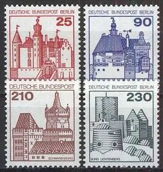 BERLIN 1978 Mi-Nr. 587/90 ** MNH
