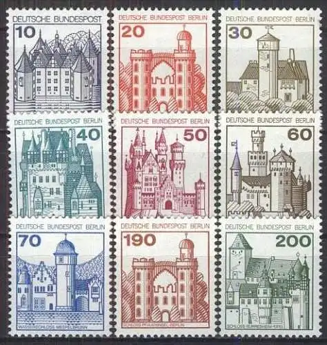 BERLIN 1977 Mi-Nr. 532/40 ** MNH