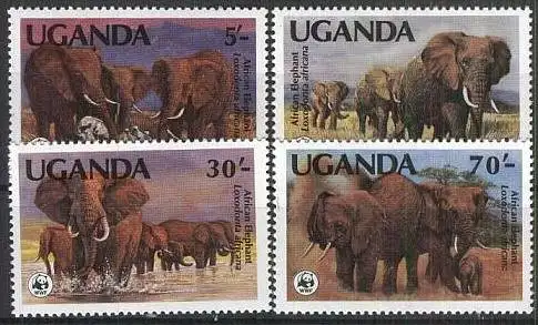 UGANDA 1983 Mi-Nr. 361/64 ** MNH