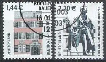 DEUTSCHLAND 2003 Mi-Nr. 2306/07 o used - aus Abo