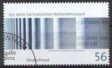 DEUTSCHLAND 2002 Mi-Nr. 2269 o used - aus Abo