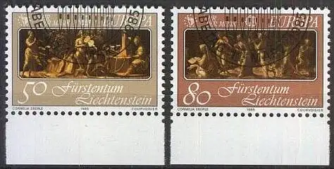 LIECHTENSTEIN 1985 Mi-Nr. 866/67 o used - aus Abo