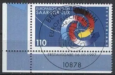 DEUTSCHLAND 1997 Mi-Nr. 1957 o used - aus Abo