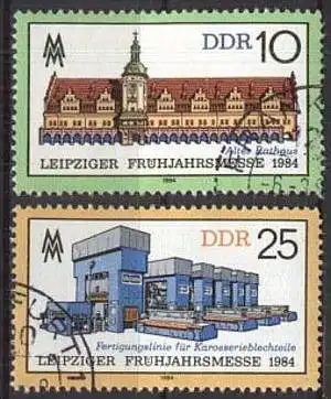 DDR 1984 Mi-Nr. 2862/63 o used