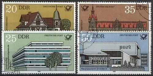 DDR 1982 Mi-Nr. 2673/76 o used