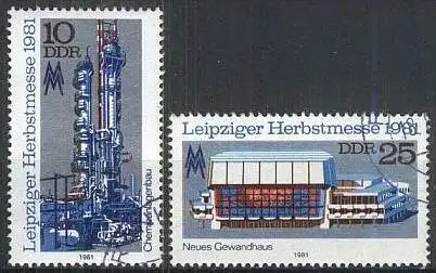 DDR 1981 Mi-Nr. 2634/35 o used