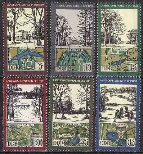 DDR 1981 Mi-Nr. 2611/16 o used