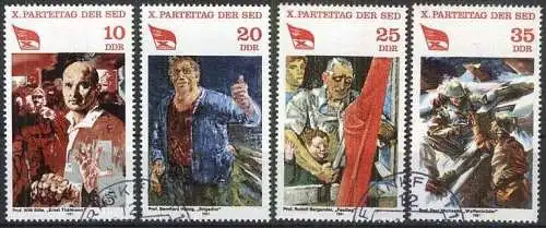 DDR 1981 Mi-Nr. 2595/98 o used