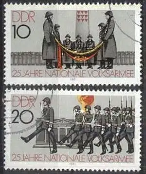 DDR 1981 Mi-Nr. 2580/81 o used