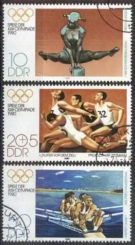 DDR 1980 Mi-Nr. 2503/05 o used