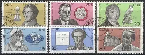 DDR 1980 Mi-Nr. 2492/97 o used