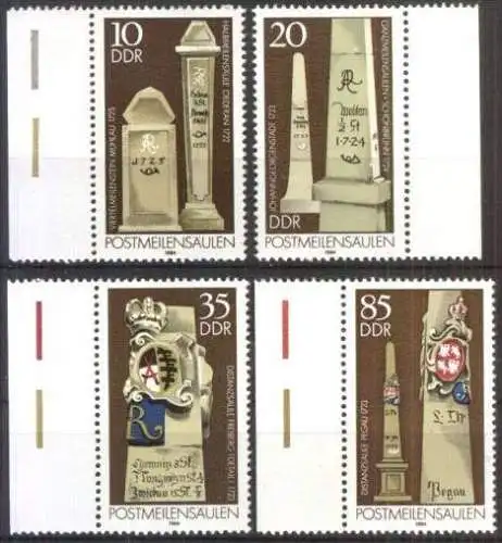 DDR 1984 Mi-Nr. 2853/56 ** MNH