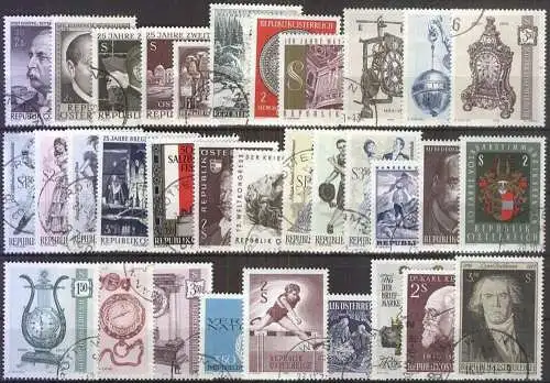 ÖSTERREICH 1970 Jahrgang o used