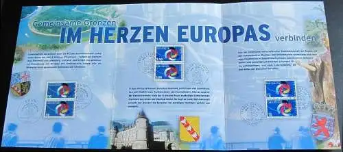 DEUTSCHLAND  1997 GEDENKBLATT EUROPÄISCHE REGION SAAR - LOR - LUX