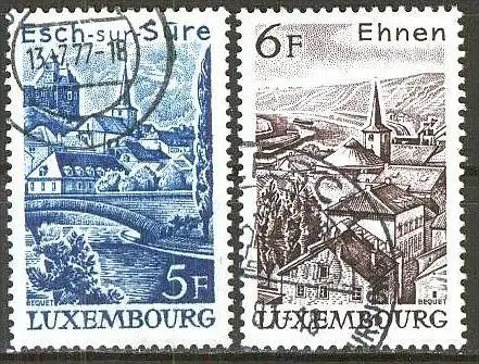 LUXEMBURG 1977 Mi-Nr. 947/48 o used