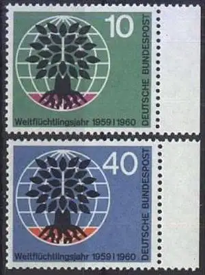 DEUTSCHLAND 1960 Mi-Nr. 326/27 ** MNH