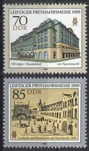 DDR 1989 Mi-Nr. 3235/36 ** MNH