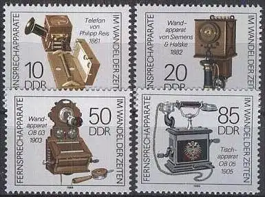 DDR 1989 Mi-Nr. 3226/29 ** MNH