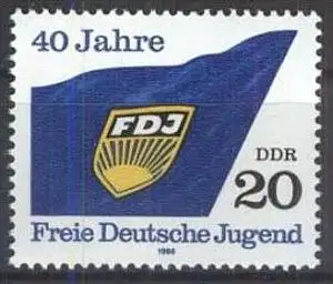 DDR 1986 Mi-Nr. 3002 ** MNH