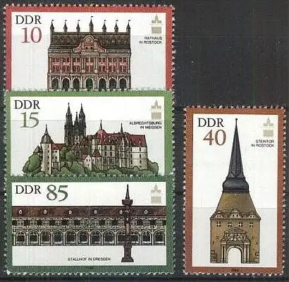 DDR 1984 Mi-Nr. 2869/72 ** MNH