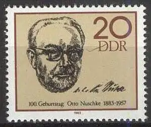 DDR 1983 Mi-Nr. 2774 ** MNH