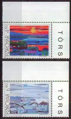 FÄRÖER 1987 Mi-Nr. 160/61 ** MNH