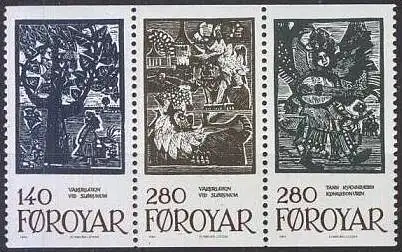 FÄRÖER 1984 Mi-Nr. W 10 106/08 ** MNH