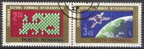 RUMÄNIEN 1974 Mi-Nr. 3189/90 o used
