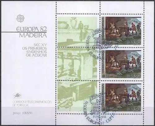 MADEIRA 1982 Mi-Nr. Block 3 o used - CEPT