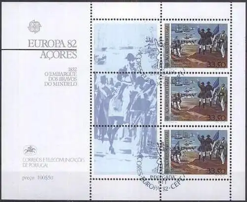 AZOREN 1982 Mi-Nr. Block 3 o used - CEPT
