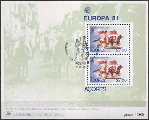 AZOREN 1981 Mi-Nr. Block 2 o used - CEPT