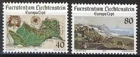 LIECHTENSTEIN 1977 Mi-Nr. 667/68 ** MNH - CEPT